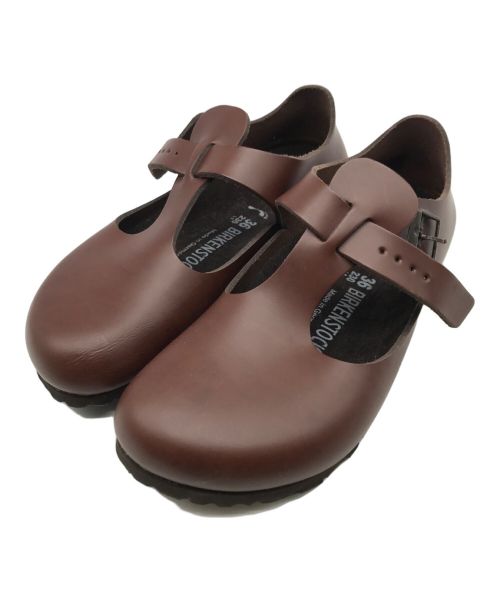 BIRKENSTOCK（ビルケンシュトック）BIRKENSTOCK (ビルケンシュトック) クロッグサンダル ブラウン サイズ:23の古着・服飾アイテム