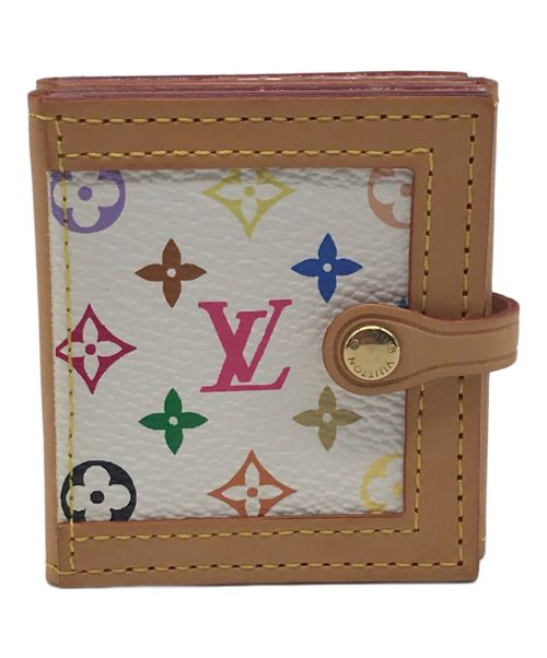 LOUIS VUITTON（ルイ ヴィトン）LOUIS VUITTON (ルイ ヴィトン) ポルトフォト・2ヴォレ ホワイト×マルチカラーの古着・服飾アイテム