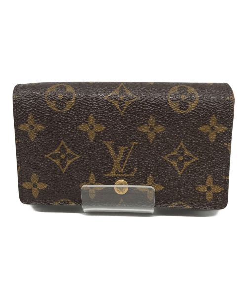 LOUIS VUITTON（ルイ ヴィトン）LOUIS VUITTON (ルイ ヴィトン) ポルトモネ・ビエ・トレゾール ブラウンの古着・服飾アイテム