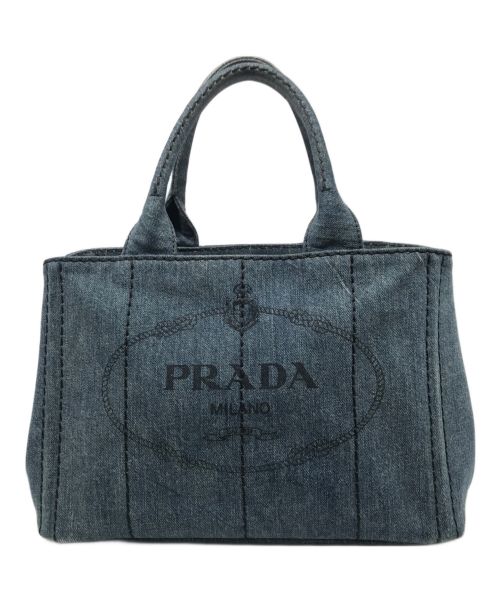 PRADA（プラダ）PRADA (プラダ) カナパトートバッグ インディゴの古着・服飾アイテム