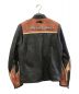 HARLEY-DAVIDSON (ハーレーダビッドソン) レーシングジャケット ブラック×オレンジ サイズ:S：10000円