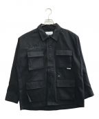 WTAPSダブルタップス）の古着「JUNGLE LS COTTON TWILL MILITARY JACKET」｜ブラック