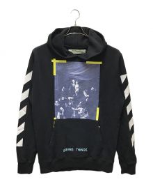 OFFWHITE（オフホワイト）の古着「プルオーバーパーカー」｜ブラック