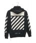 OFFWHITE (オフホワイト) プルオーバーパーカー ブラック サイズ:S：23000円