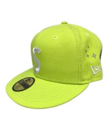 SUPREME×NEW ERA（シュプリーム×ニューエラ）の古着「キャラクターSロゴキャップ」｜イエロー