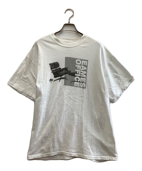 Hanes（ヘインズ）Hanes (ヘインズ) 90'sプリントTシャツ ホワイト サイズ:Lの古着・服飾アイテム