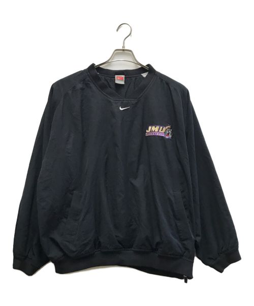 NIKE（ナイキ）NIKE (ナイキ) 90'sナイロンプルオーバー ブラック×パープル サイズ:Lの古着・服飾アイテム