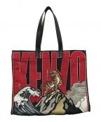 KENZOケンゾー）の古着「Jungle Mountain Tiger Jacquard Tote」