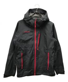 MAMMUT（マムート）の古着「ナイロンジャケット」｜ブラック×レッド