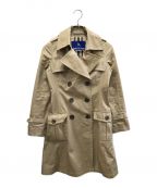 BURBERRY BLUE LABELバーバリーブルーレーベル）の古着「トレンチコート」｜カーキ