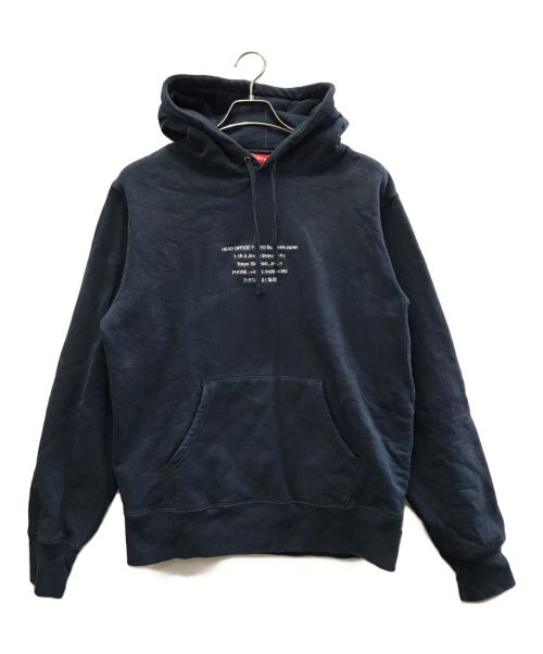 SUPREME（シュプリーム）Supreme (シュプリーム) 19AWプルオーバーパーカー ネイビー サイズ:Mの古着・服飾アイテム