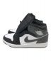 NIKE (ナイキ) AIR JORDAN 1 MID ブラック×グレー×ホワイト サイズ:UK9 未使用品：16000円