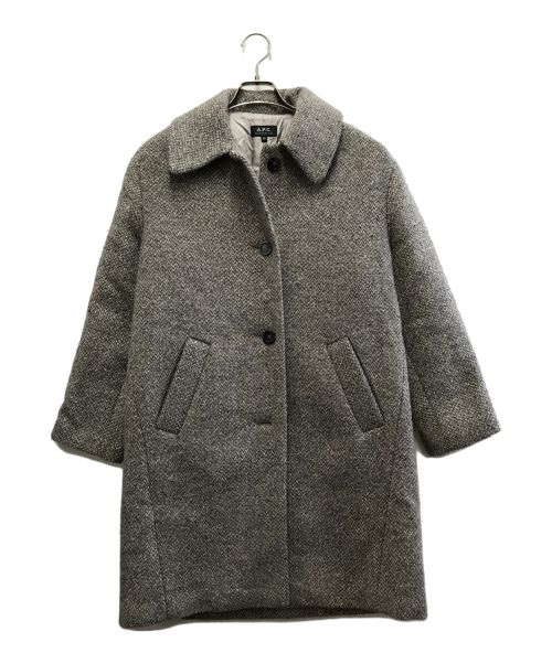 A.P.C.（アーペーセー）A.P.C. (アーペーセー) ウールコート グレー サイズ:34の古着・服飾アイテム