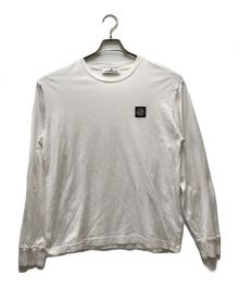 STONE ISLAND（ストーンアイランド）の古着「ロングTシャツ」｜ホワイト