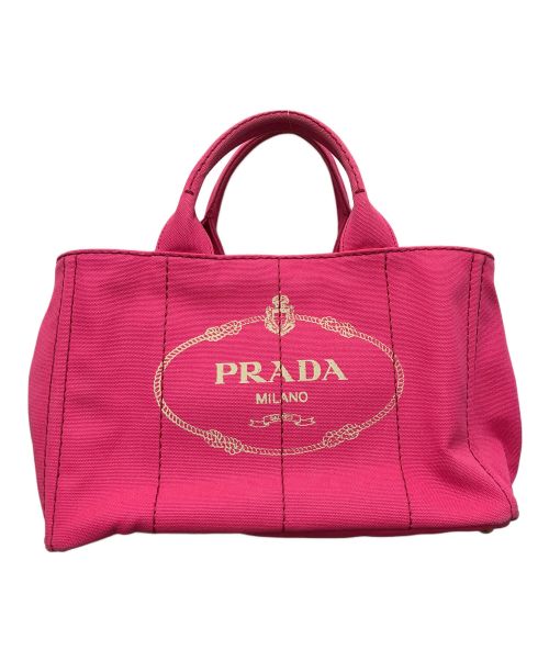 PRADA（プラダ）PRADA (プラダ) 2WAYショルダーバッグ ピンクの古着・服飾アイテム