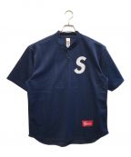 SUPREMEシュプリーム）の古着「S Logo BaseBall Henley」｜ネイビー