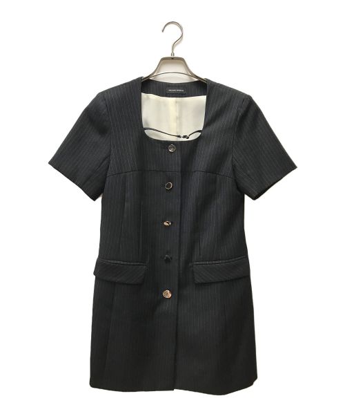 MAISON SPECIAL（メゾンスペシャル）MAISON SPECIAL (メゾンスペシャル) Square SilhouetteTailor Tunic ネイビー サイズ:36の古着・服飾アイテム