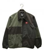 FTCエフティーシー）の古着「PATCHWORK HARRINGTON JACKET」｜グリーン×ブラック