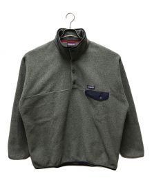 Patagonia（パタゴニア）の古着「シンチラスナップTフリースジャケット」｜グレー×ネイビー