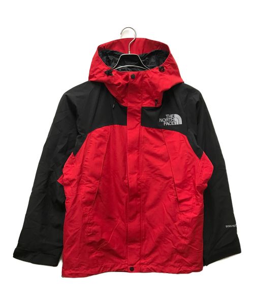 THE NORTH FACE（ザ ノース フェイス）THE NORTH FACE (ザ ノース フェイス) MOUNTAIN JACKET レッド×ブラック サイズ:Mの古着・服飾アイテム