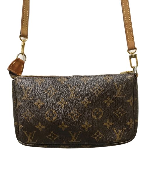 LOUIS VUITTON（ルイ ヴィトン）LOUIS VUITTON (ルイ ヴィトン) ショルダーポーチ ブラウンの古着・服飾アイテム