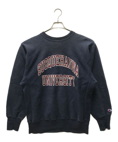 Champion REVERSE WEAVE（チャンピオン リバース ウィーブ）Champion REVERSE WEAVE (チャンピオン リバース ウィーブ) 90's カレッジロゴスウェット ネイビー サイズ:Lの古着・服飾アイテム