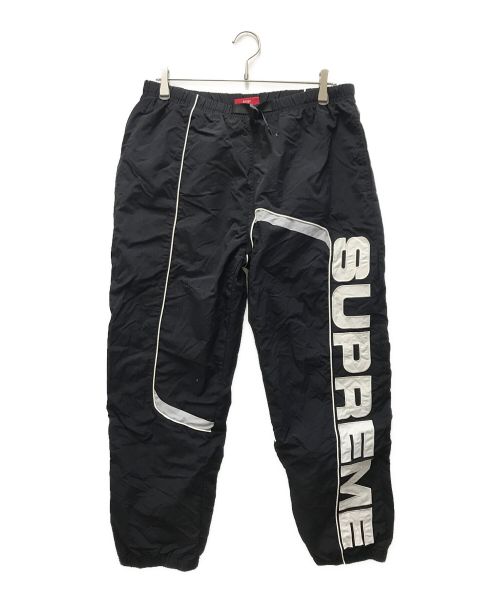 SUPREME（シュプリーム）Supreme (シュプリーム) S Paneled Belted Track Pant ブラック サイズ:Lの古着・服飾アイテム