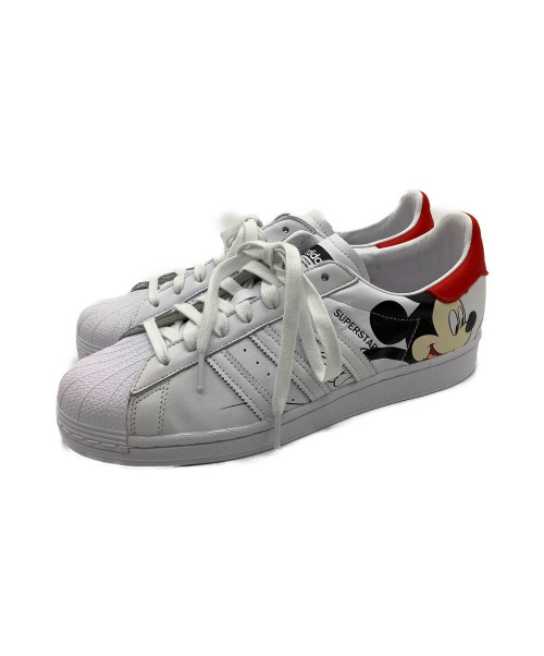 中古 古着通販 Adidas アディダス ローカットスニーカー ホワイト レッド サイズ 27 Super Star Mickey Mouse Fw2901 ブランド 古着通販 トレファク公式 Trefac Fashion