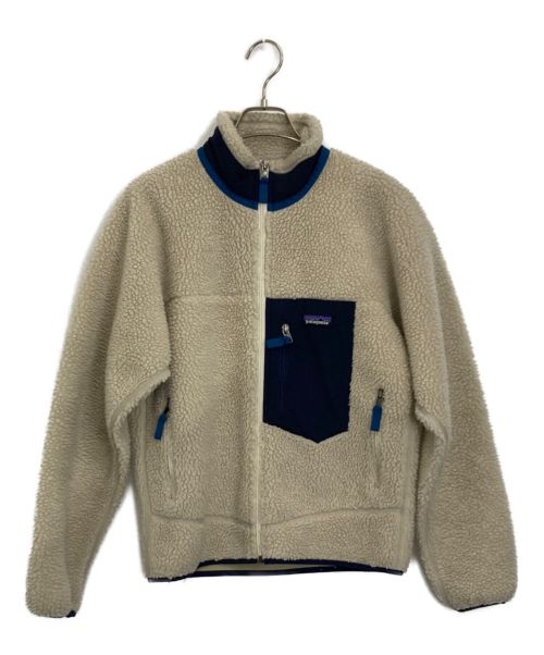 Patagonia（パタゴニア）Patagonia (パタゴニア) クラシックレトロXジャケット アイボリー×ネイビー サイズ:XSの古着・服飾アイテム