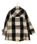 BURBERRY BLUE LABEL (バーバリーブルーレーベル) Pコート ホワイト×ブラック サイズ:38：9800円