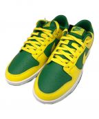 NIKEナイキ）の古着「DUNK LOW RETRO BTTYS」｜グリーン×イエロー