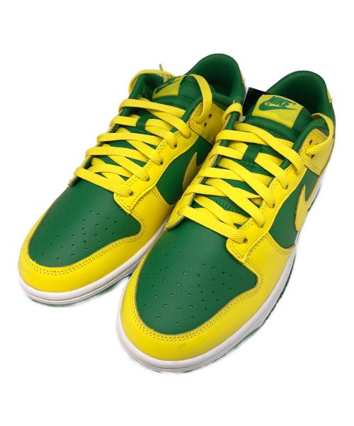 NIKE（ナイキ）NIKE (ナイキ) DUNK LOW RETRO BTTYS グリーン×イエロー サイズ:29cm 未使用品の古着・服飾アイテム