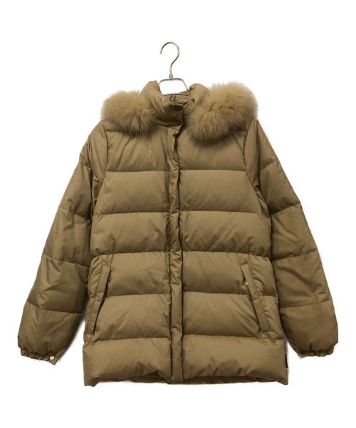 MONCLER（モンクレール）MONCLER (モンクレール) ダウンジャケット ベージュ サイズ:1の古着・服飾アイテム