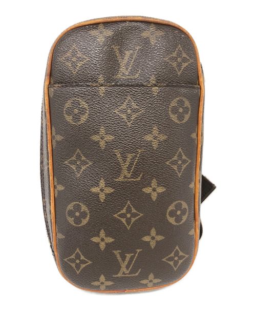 LOUIS VUITTON（ルイ ヴィトン）LOUIS VUITTON (ルイ ヴィトン) ポシェットガンジュ ブラウンの古着・服飾アイテム