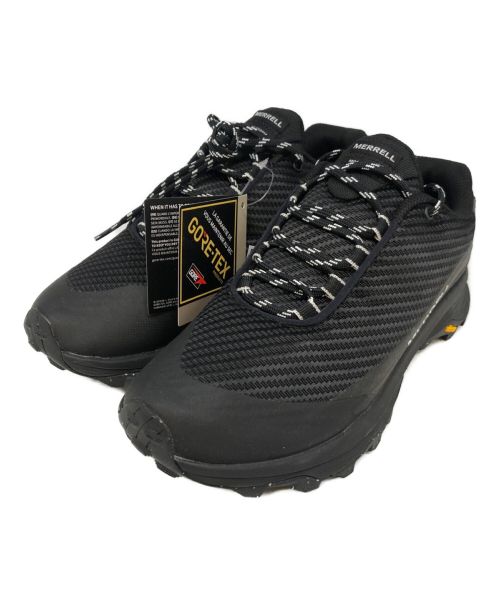 MERRELL（メレル）MERRELL (メレル) MOAB SPEED STORM ブラック×ホワイト サイズ:24.5cm 未使用品の古着・服飾アイテム