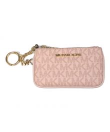 MICHAEL KORS（マイケルコース）の古着「JET SET TRAVEL キーリングジップ カードケース」｜ピンク