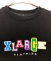 X-LARGE (エクストララージ) MULTI COLLEGE LOGO CREW NECK SWEAT ブラック サイズ:L：6800円