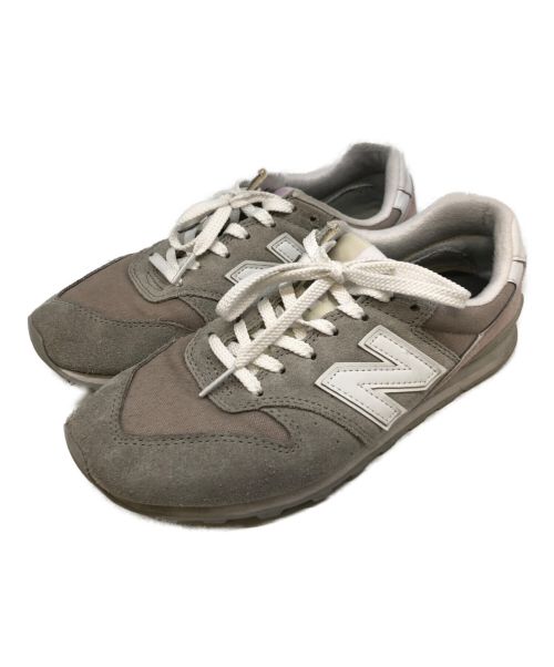 NEW BALANCE（ニューバランス）NEW BALANCE (ニューバランス) ローカットスニーカー グレー×ピンク サイズ:25cmの古着・服飾アイテム