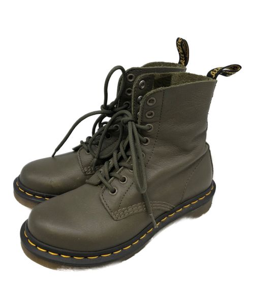 Dr.Martens（ドクターマーチン）Dr.Martens (ドクターマーチン) 8ホールブーツ オリーブ サイズ:UK4の古着・服飾アイテム