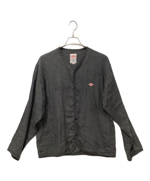 DANTON（ダントン）DANTON (ダントン) BROAD CLOTH SHIRT CARDIGAN グレー サイズ:40の古着・服飾アイテム