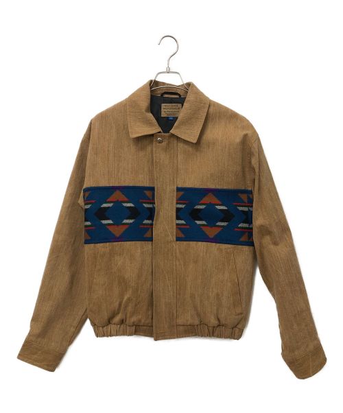 PENDLETON（ペンドルトン）PENDLETON (ペンドルトン) ジップアップジャケット ブラウン サイズ:Sの古着・服飾アイテム