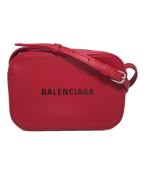 BALENCIAGA（バレンシアガ）BALENCIAGA (バレンシアガ) エヴリデイ カメラバッグXS ショルダーバッグ レッドの古着・服飾アイテム