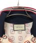 中古・古着 GUCCI (グッチ) ポロシャツ ベージュ×レッド サイズ:L：15800円