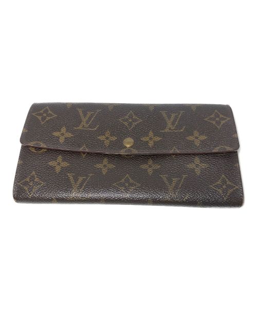 LOUIS VUITTON（ルイ ヴィトン）LOUIS VUITTON (ルイ ヴィトン) ポルトフォイユ・サラ ブラウンの古着・服飾アイテム