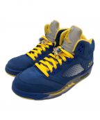 NIKEナイキ）の古着「AIR JORDAN 5 LANEY JSP」｜ブルー×イエロー