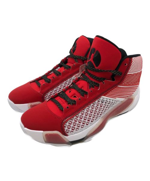 NIKE（ナイキ）NIKE (ナイキ) AIR JORDAN XXXVIII PF レッド×ホワイト サイズ:28cm 未使用品の古着・服飾アイテム