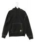 stussy（ステューシー）の古着「contrast stitch label hoodie」｜ブラック