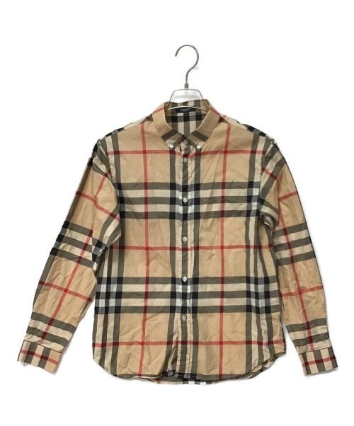 BURBERRY LONDON（バーバリーロンドン）BURBERRY LONDON (バーバリー ロンドン) 長袖シャツ ベージュ サイズ:160Aの古着・服飾アイテム