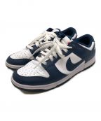 NIKEナイキ）の古着「DUNK LOW RETRO」｜ネイビー×ホワイト