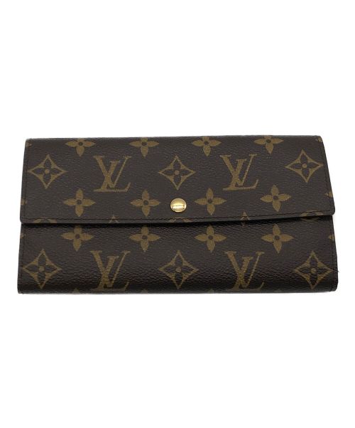 LOUIS VUITTON（ルイ ヴィトン）LOUIS VUITTON (ルイ ヴィトン) ポシェット･ポルト モネ クレディ ブラウンの古着・服飾アイテム